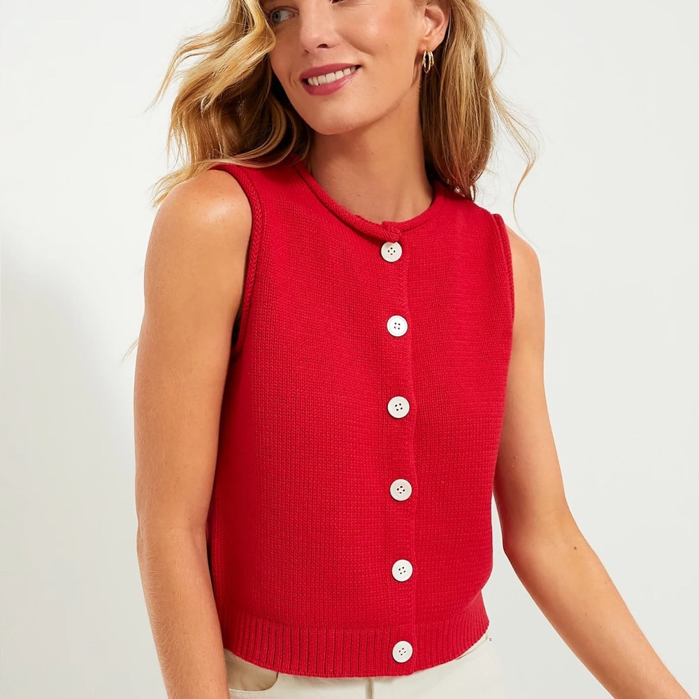 Alex Mill Bridget sweater button vest L
